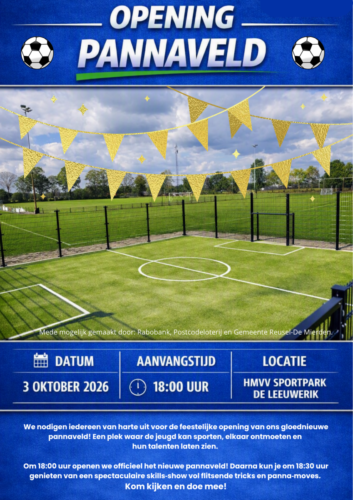 Opening Pannaveld 3 oktober