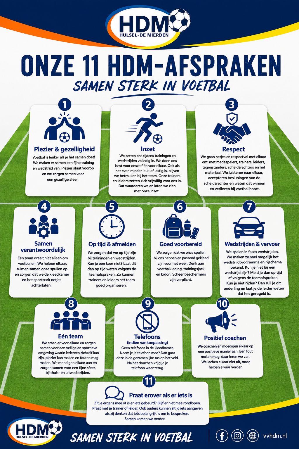 onze 11 HDM-afspraken